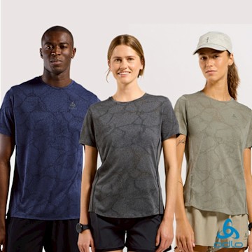 瑞士 ODLO 官方旗艦 男 女 Zeroweight Chill-Tec ENGRD 短袖T-SHIRT