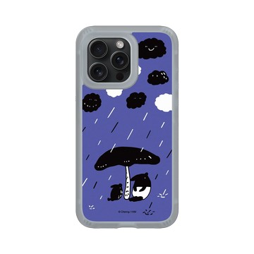 iPhone 15 Pro Max AirX 流變灰 - 馬來貘 Laimo - 下雨了(紫色款)