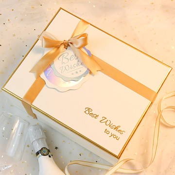 禮品盒 ins風禮盒包裝盒小號禮盒空盒禮物包裝盒子女友生日禮物盒