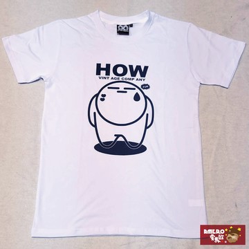 【AMERO】男女款 圓領短袖T恤 手繪Ｑ版印花 情侶裝 親子裝 大尺碼