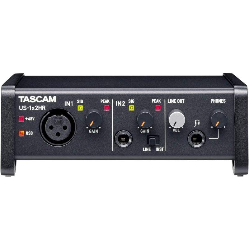 Tascam オーディオインターフェース ブラック (US-1X2HR)