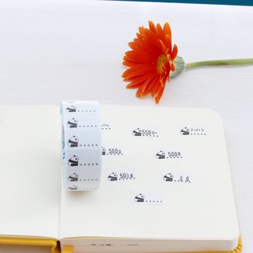 標價機貼紙 熊貓（無打孔）