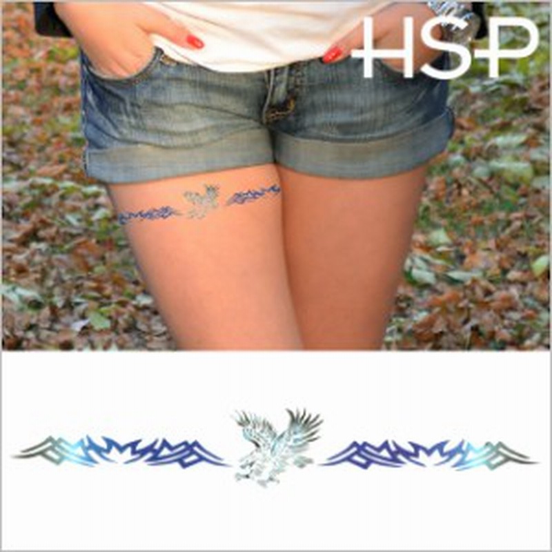 ハロウィン 390 タトゥーシール ブルーイーグル パープルトライバル 星 文字 蝶 羽 Halloween Tattoo 細身タイプ 通販 Lineポイント最大1 0 Get Lineショッピング