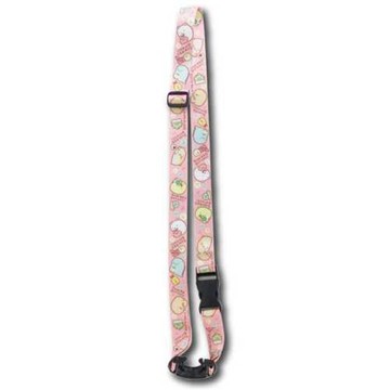 大賀屋 日貨 角落生物 粉 飲料背繩 飲料 寶特瓶 背帶 水壺背帶 水壺 背繩 角落小夥伴 正版 J00016611