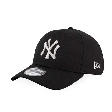 【NEW ERA】940 ESSENTIAL MLB BASIC 紐約洋基 黑/銀 休閒帽 男女款 棒球帽-NE12847817