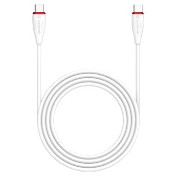 grantclassic 充滿希望 Flex USB-C-USB-C液態矽膠充電線 240W  50cm  白色  1條