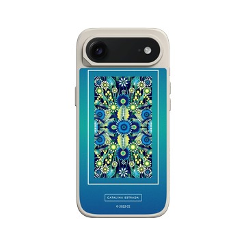 iPhone Air SolidX 貝殼灰 - Catalina Estrada - Flower Garden - Blue