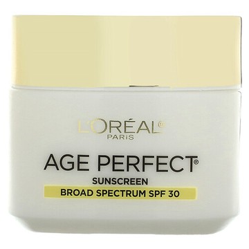 L'Oréal, Age Perfect 防松垂 + 均勻色調，Collagen Expert 保濕霜，SPF 30，2.5 盎司（70 克）