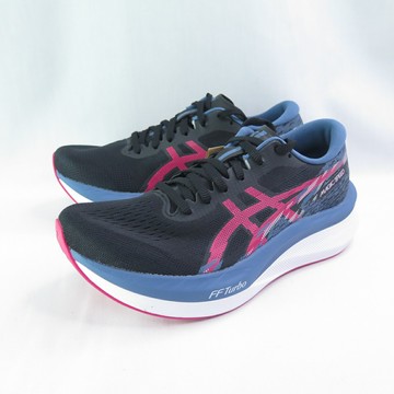 ASICS 1012B676001 MAGIC SPEED 4 女款 慢跑鞋 運動鞋 黑/粉藍【iSport愛運動】