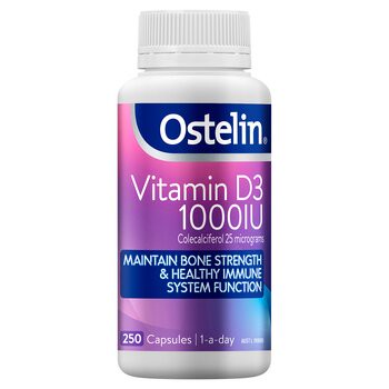 Ostelin 奥斯特林 [授權銷售代理商] Ostelin 奧斯特林維生素D3 1000IU - 250粒 250pcs/box-維他命