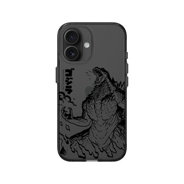 iPhone 16 Clear (相機按鈕) 酷墨灰 - 哥吉拉 Godzilla - 怒吼