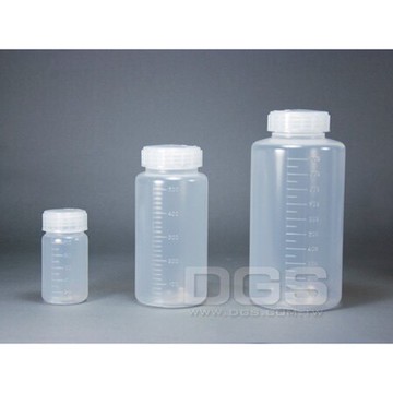 《SANPLATEC》塑膠廣口瓶 PP Bottle, Wide-Mouth, PP, Graduated