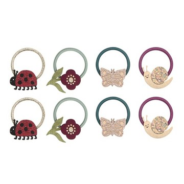 Mimi & Lula｜AW26_冬夜秘境-昆蟲夥伴迷你髮束8入
