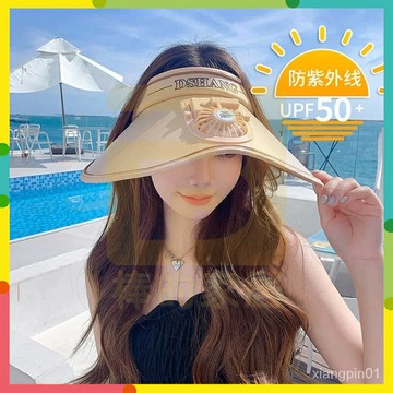 可充電風扇帽子 帶風扇防曬帽 空頂帽 風扇帽 防曬帽 太陽帽 棒球帽 防紫外線遮陽帽 隔熱透氣帽 出遊太陽帽