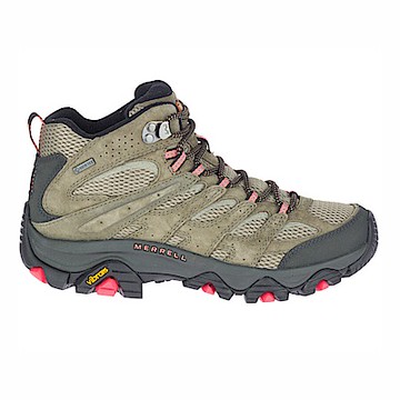 Merrell Moab 3 Mid Gore-Tex [ML036310] 女 越野鞋 戶外 登山 防水 真皮 咖啡棕