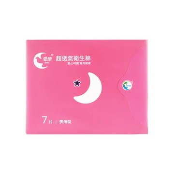 【任選】愛康 涼感衛生棉  夜用型 28cm/7片裝