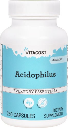 Vitacost Acidophilus 2 billion CFU - 250 Capsules