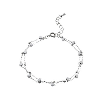 [預購] [韓國] [鋼飾] 靜序心鏈手鍊 / Ordered Hearts Bracelet