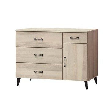 Boden-美娜4尺收納餐櫃/碗盤櫃/電器櫃/置物矮櫃