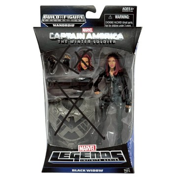 (不挑盒況)Marvel Legends 6吋 美國隊長2：酷寒戰士 黑寡婦 無BAF （缺1顆頭雕)