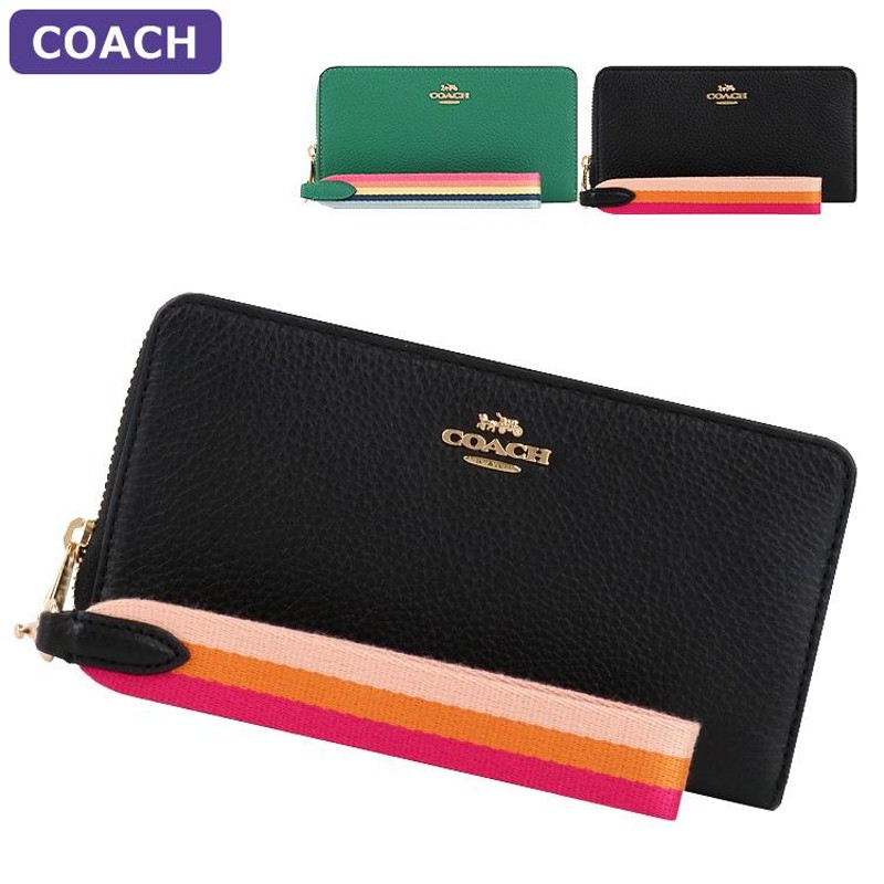 コーチ COACH 財布 長財布 C8277 ストラップ アウトレット レディース