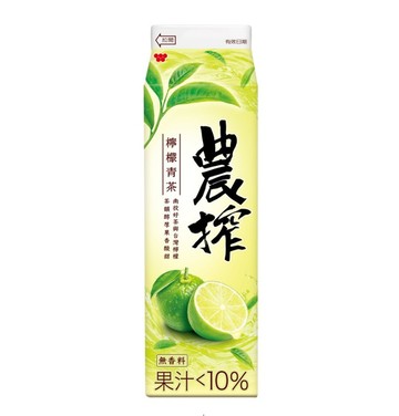 【冷藏】農搾檸檬青茶_900ml