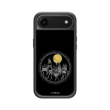iPhone Air Mod NX -邊框背蓋組合 (相機按鈕) 黑 - 哈利波特 Harry Potter - 霍格華玆城堡剪影