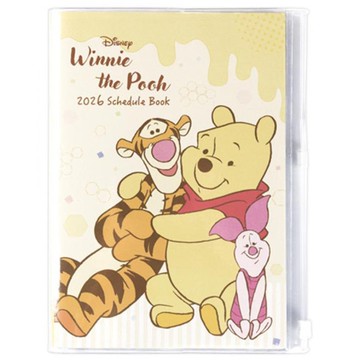 2026迪士尼跨年日誌-雙夾鍊A5-維尼