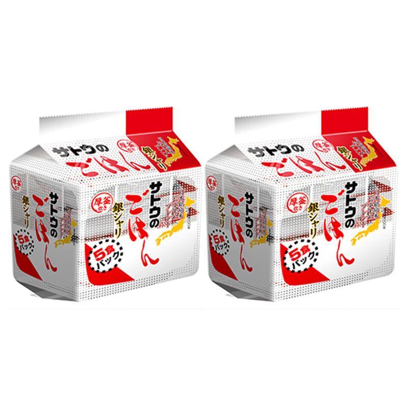 まとめ買いサトウのごはん 銀シャリ 200g 5食パック 2個セット コシヒカリ サトウ食品