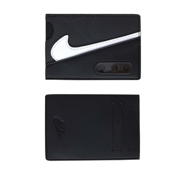 NIKE ICON AIR FORCE 1卡片夾-多用途 信用卡 證件夾 N1009740076OS 黑白