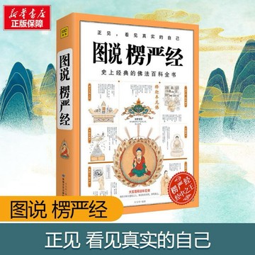 （台灣現貨 正版 免運）圖說楞嚴經金剛經心經經典圖解版文白對照 佛經佛學書初學者入門