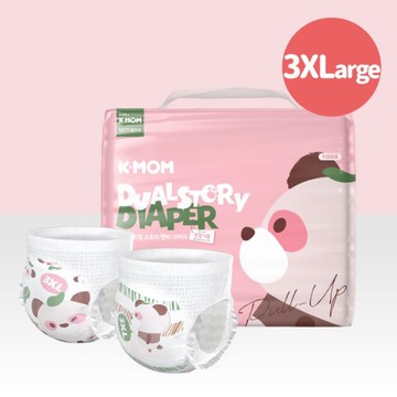 【買5送1】韓國MOTHER-K 頂級超薄瞬吸玩睡褲-拉拉褲 3XL(28片)｜【六甲媽咪】