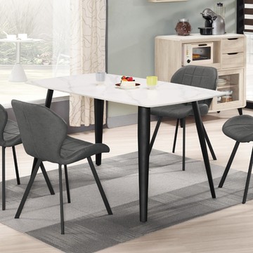 MUNA家居 捷妮4.6尺岩板餐桌(不含椅) 140X80X76cm