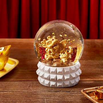 貔貅旺來 水晶球擺飾 招財開運發財新居落成財位喬遷開店禮物