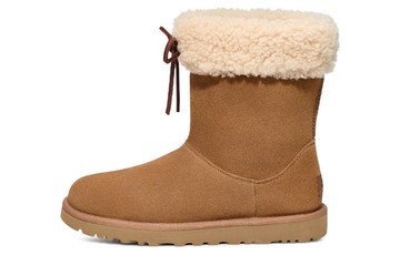 WMNS UGG SARISSA SHEARLING SHORT BOOT CHESTNUT
