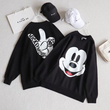 青春活力 春秋裝 大童成人女裝百搭 潮范字母 衛衣 親子情侶衛衣