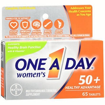 One A Day Women's 50+ Healthy Advantage Multivitamin - Multimineral Tablets 65 Tabs by One-A-Day