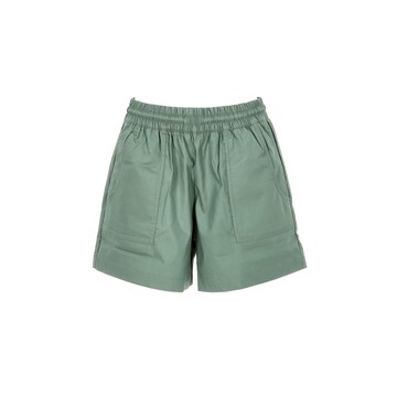 New Balance Utility 女款 綠色 美規 彈性 鬆緊 抽繩 工裝 多口袋 短褲 WS51540DKJ