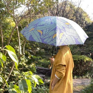 長柄傘 (晴雨兩用)「香蕉」樹蔭_葉