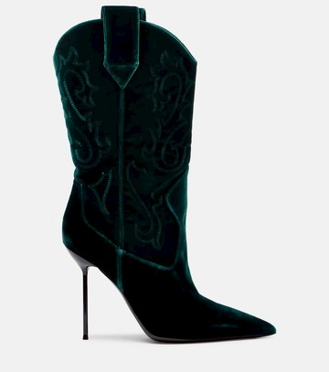 Paris Texas Lidia 105 velvet mid-calf boots