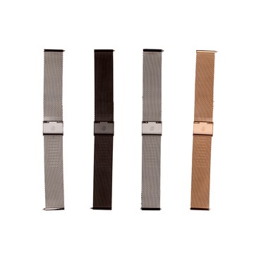 ERICA LIBERT'E 米蘭快拆錶帶-316L 神秘黑/玫瑰金/冰河銀 20mm