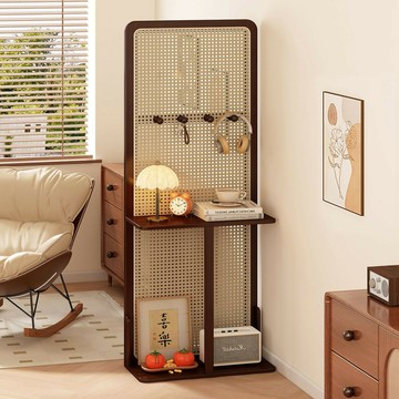 免運 可開票 超低價 入戶玄關櫃正對進門遮擋置物架輕奢高級感屏風櫃隔斷客廳新款 快速出貨DDD1111