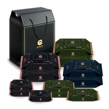 enblanc 新生兒濕紙巾禮盒組12包入 (572抽)