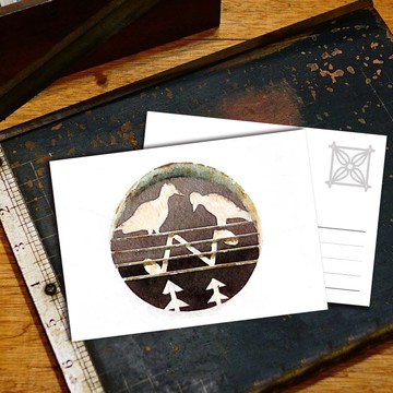 老屋顏 – 鐵窗花明信片 – 多款式