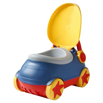 lilikoko 哩哩摳摳 小汽車坐便器  藍色