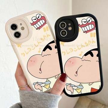 可愛小新蘋果iphone15 7 12 xs max pro 8 plus xr 13 se 11 mini 卡通手機殼