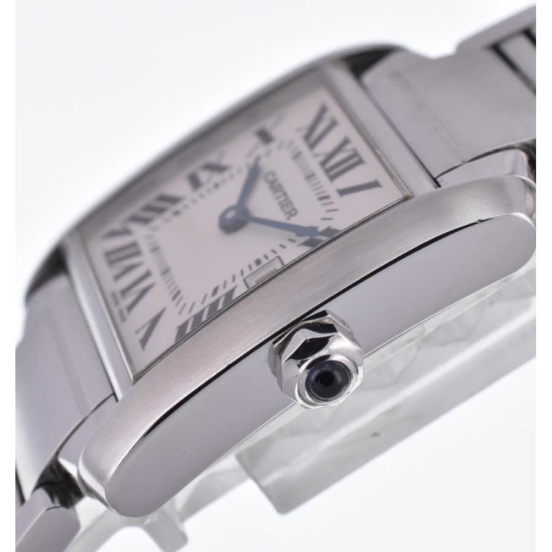 ☆良品【CARTIER】カルティエ タンクフランセーズ MM W51011Q3/2465 ...