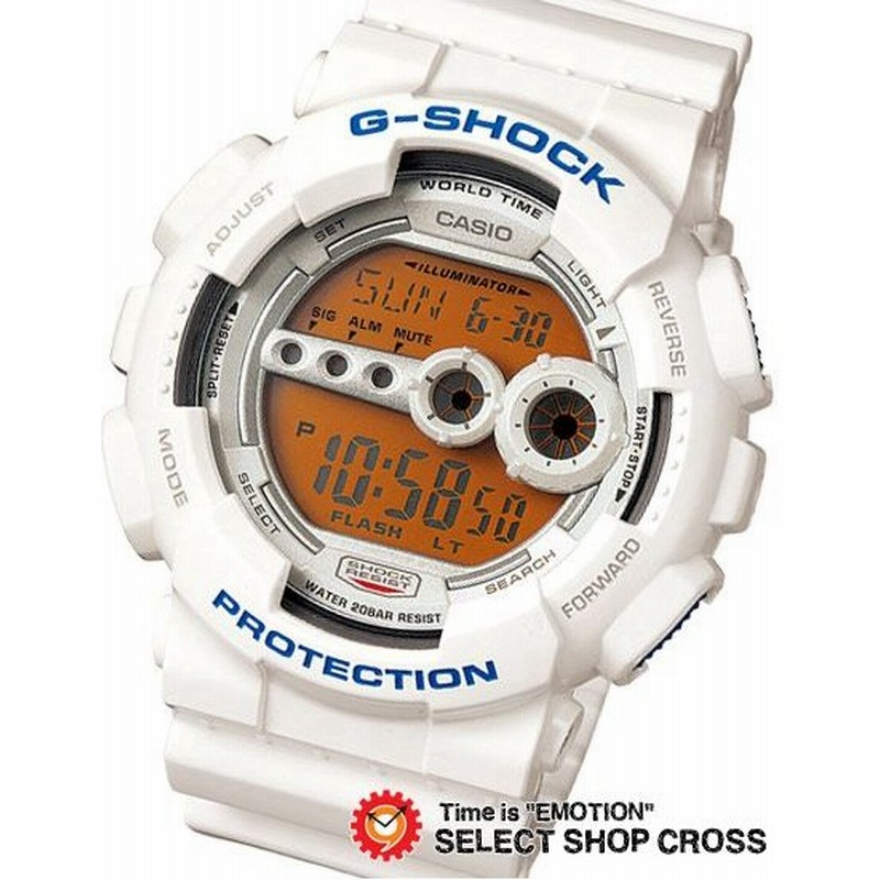 3年保証 Casio カシオ 腕時計 G Shock Gショック メンズ 人気 Gd 100sc 7dr クレイジーカラーズ 腕時計 人気 ホワイト 白 Gd 100sc 7 海外モデル 通販 Lineポイント最大0 5 Get Lineショッピング