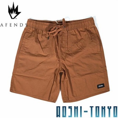 AFENDS【アフェンズ】BAYWATCH スイムショーツ／COFFEE AFENDS Baywatch クラシック ボードショーツ クレイ アフェンズ