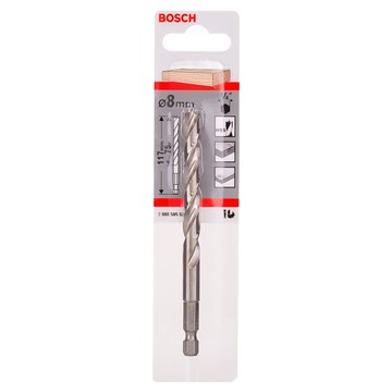BOSCH 博世 台灣公司貨 木工鑽頭 六角柄 2608595523 1/4吋(8mm)  1支